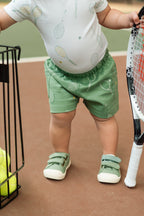 Tennis Short - Doubles Green
