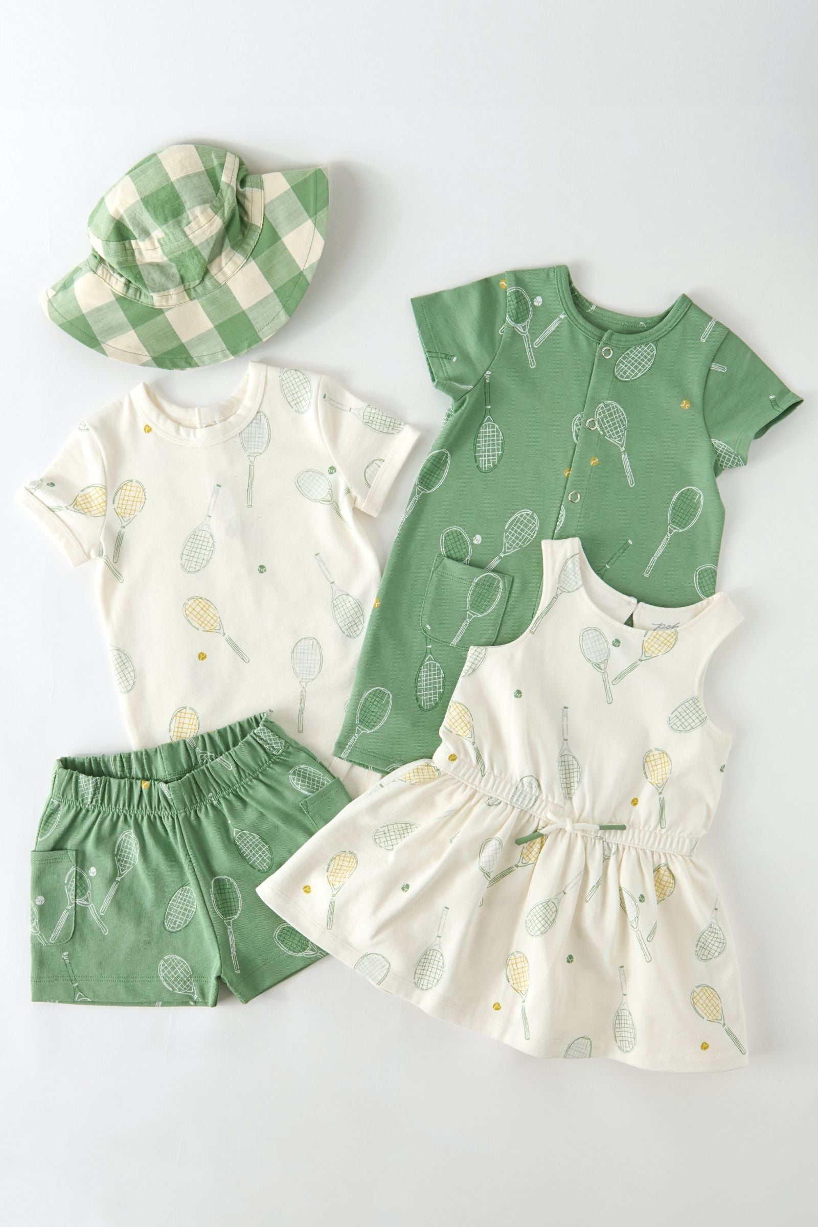 Tennis Short - Doubles Green