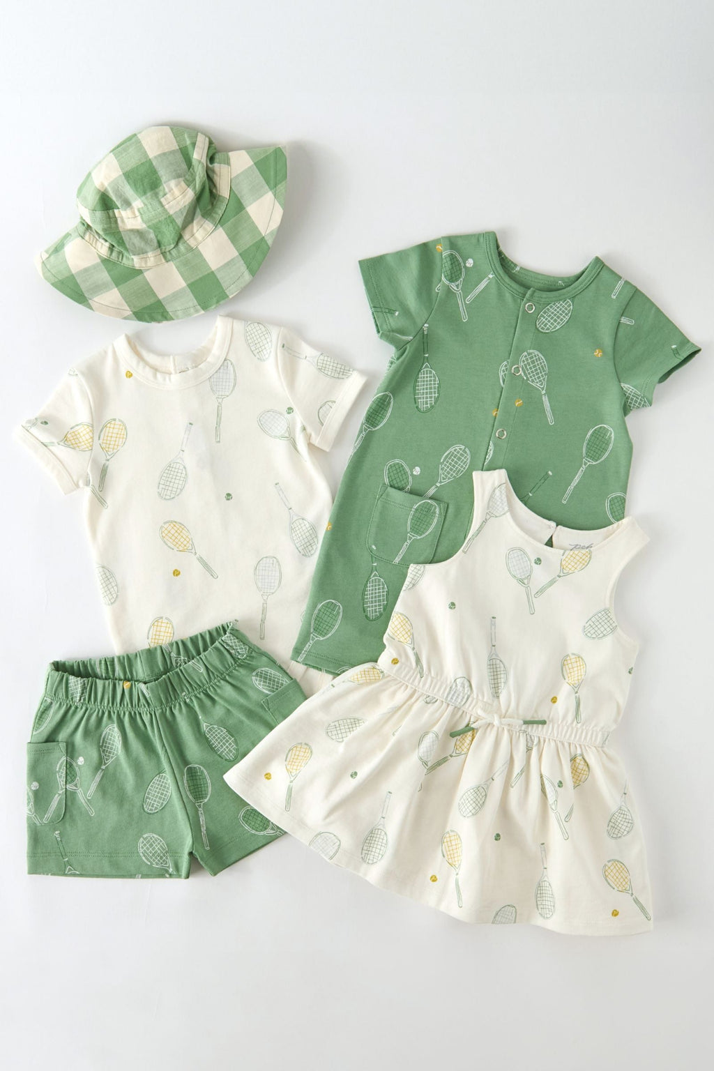 Tennis Short - Doubles Green
