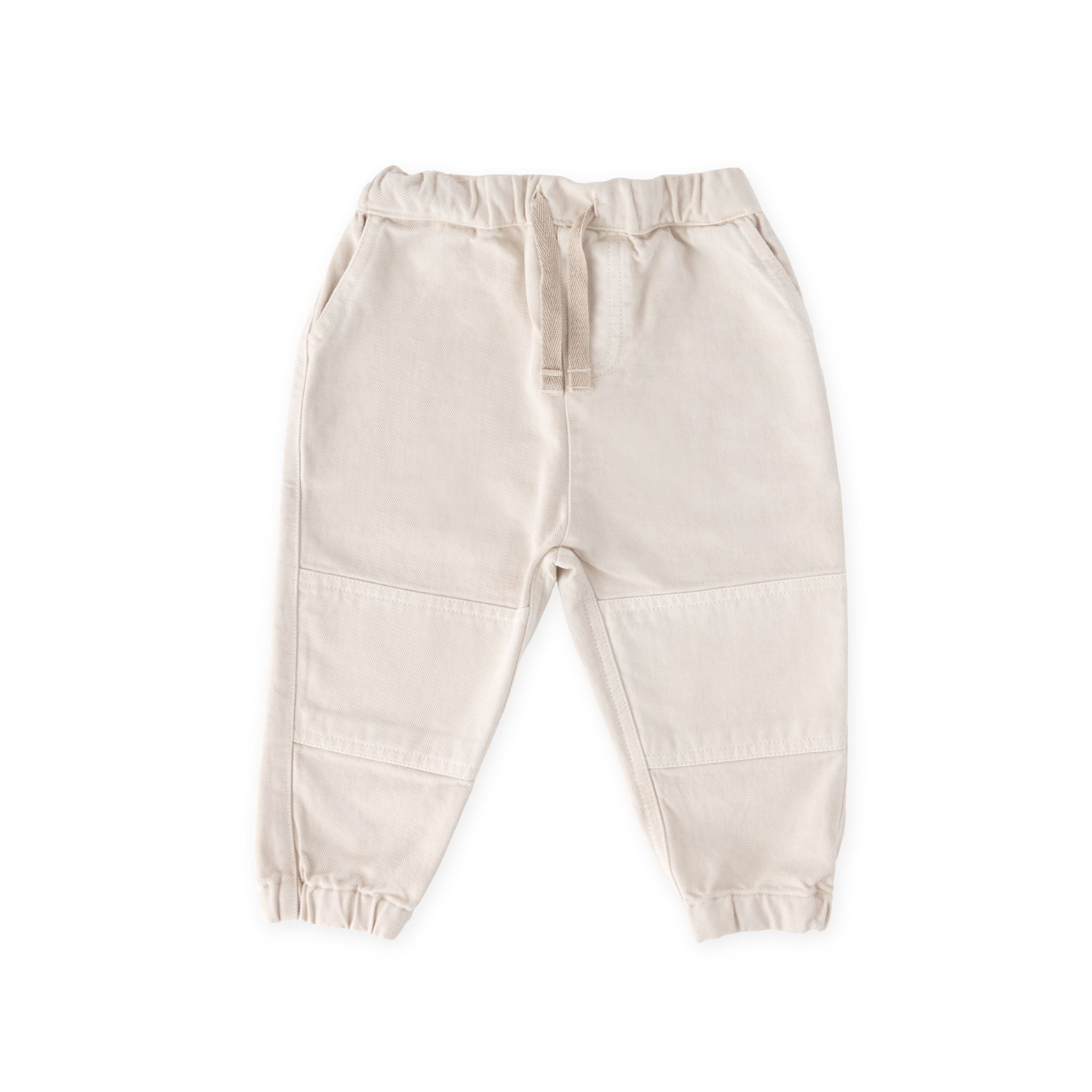toddler vintage twill toddler utility jogger natural in neutrals pattern