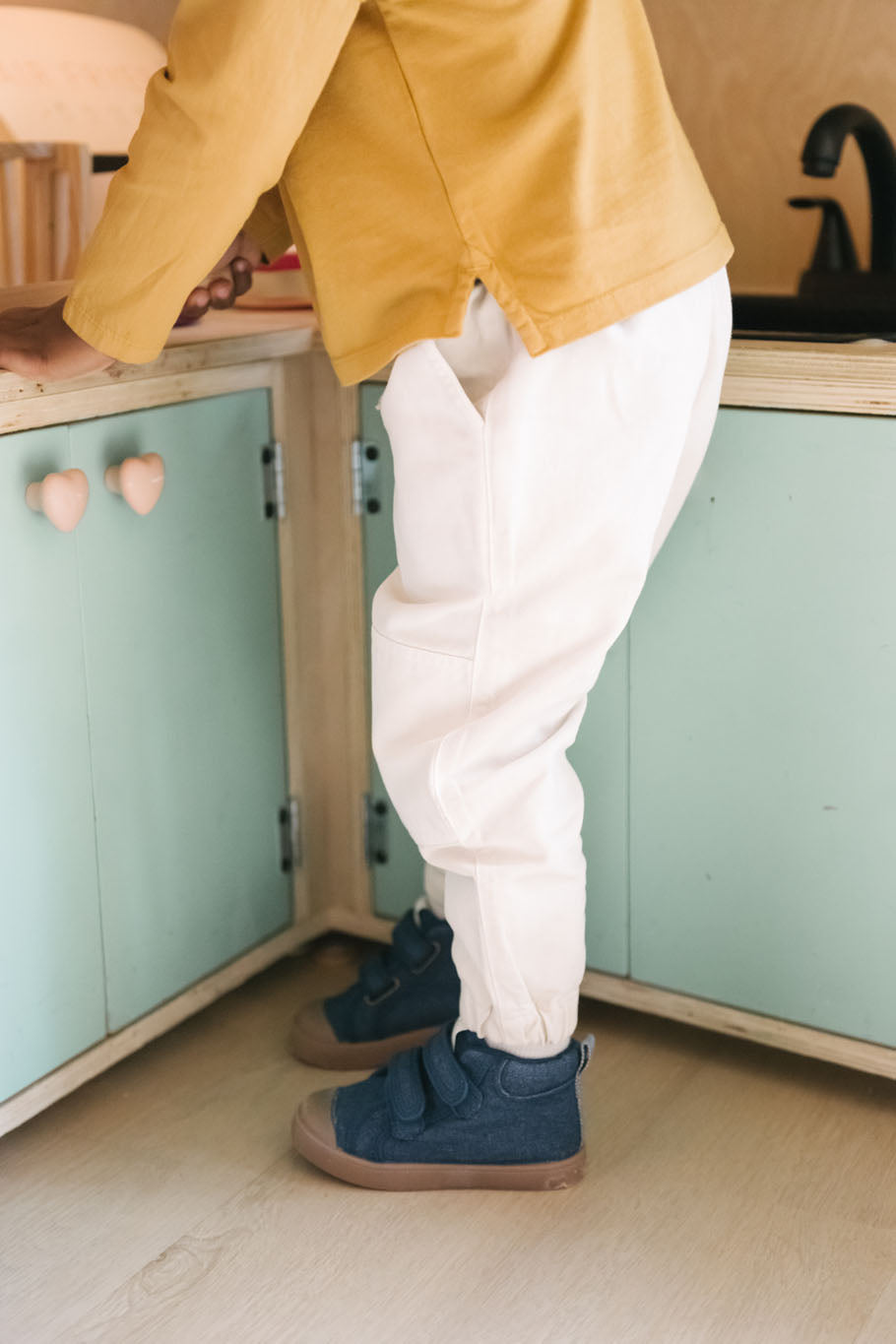 Vintage Twill Utility Jogger - Natural