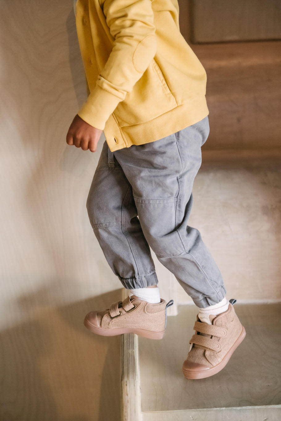 toddler vintage twill toddler utility jogger charcoal