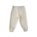 kids teddy fleece kids jogger stone in neutrals pattern
