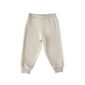 kids teddy fleece kids jogger stone in neutrals pattern