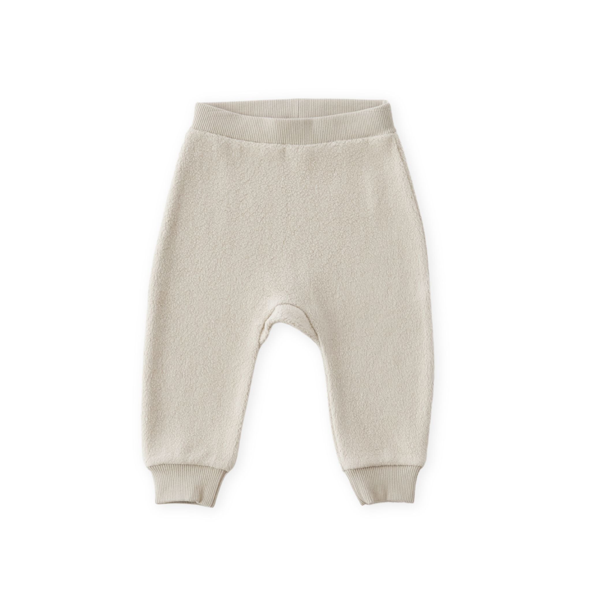 Teddy Fleece Harem Pant - Stone
