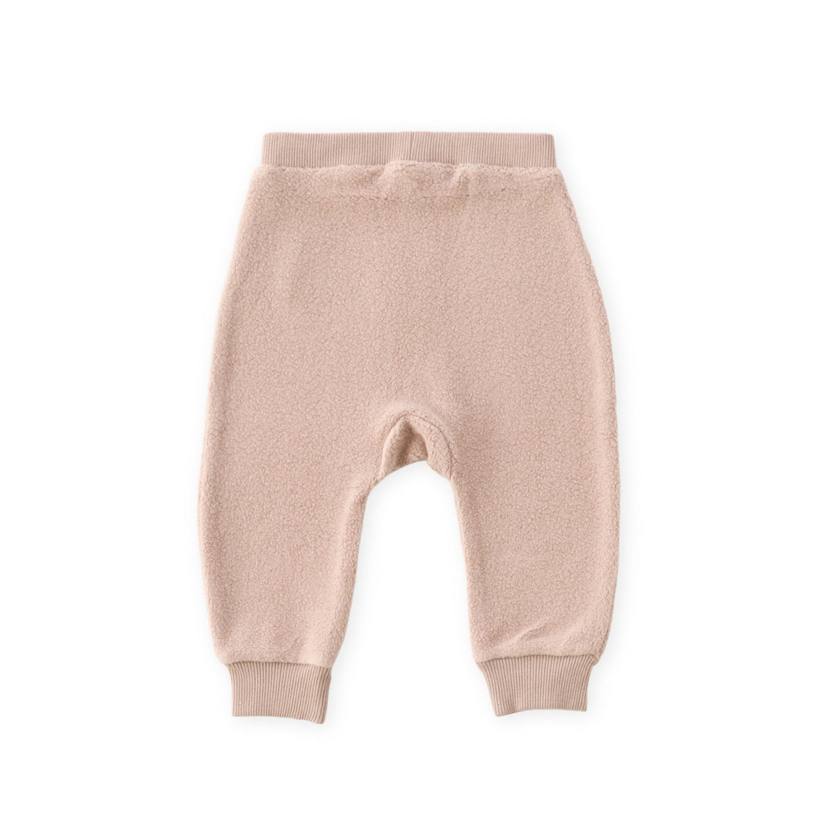 teddy fleece harem pant rose pink