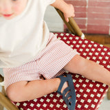 Seersucker Shorts - Anchor Red