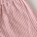 Seersucker Shorts - Anchor Red