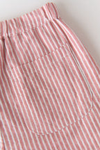 seersucker shorts anchor red