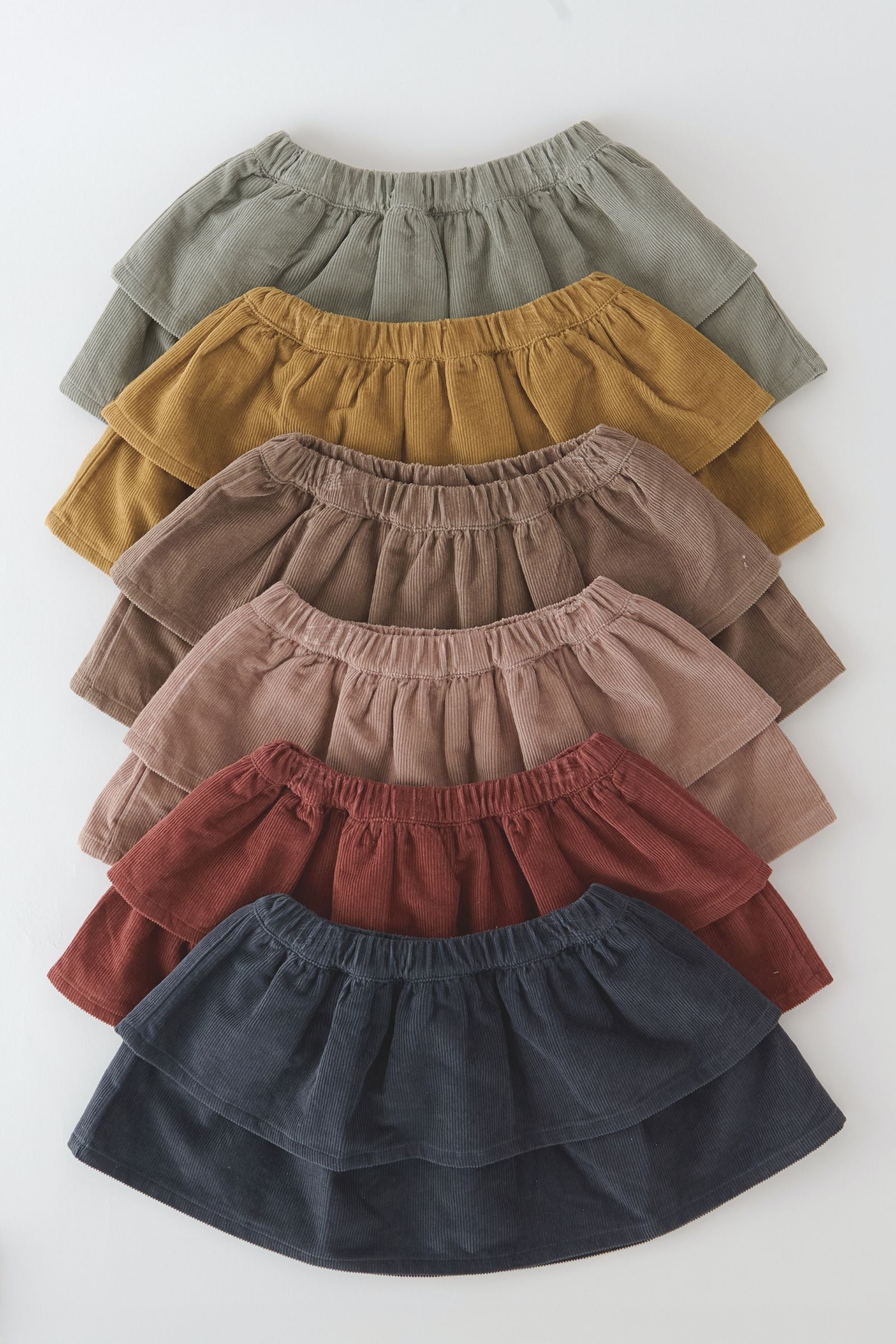 Corduroy Skirt - Thistle