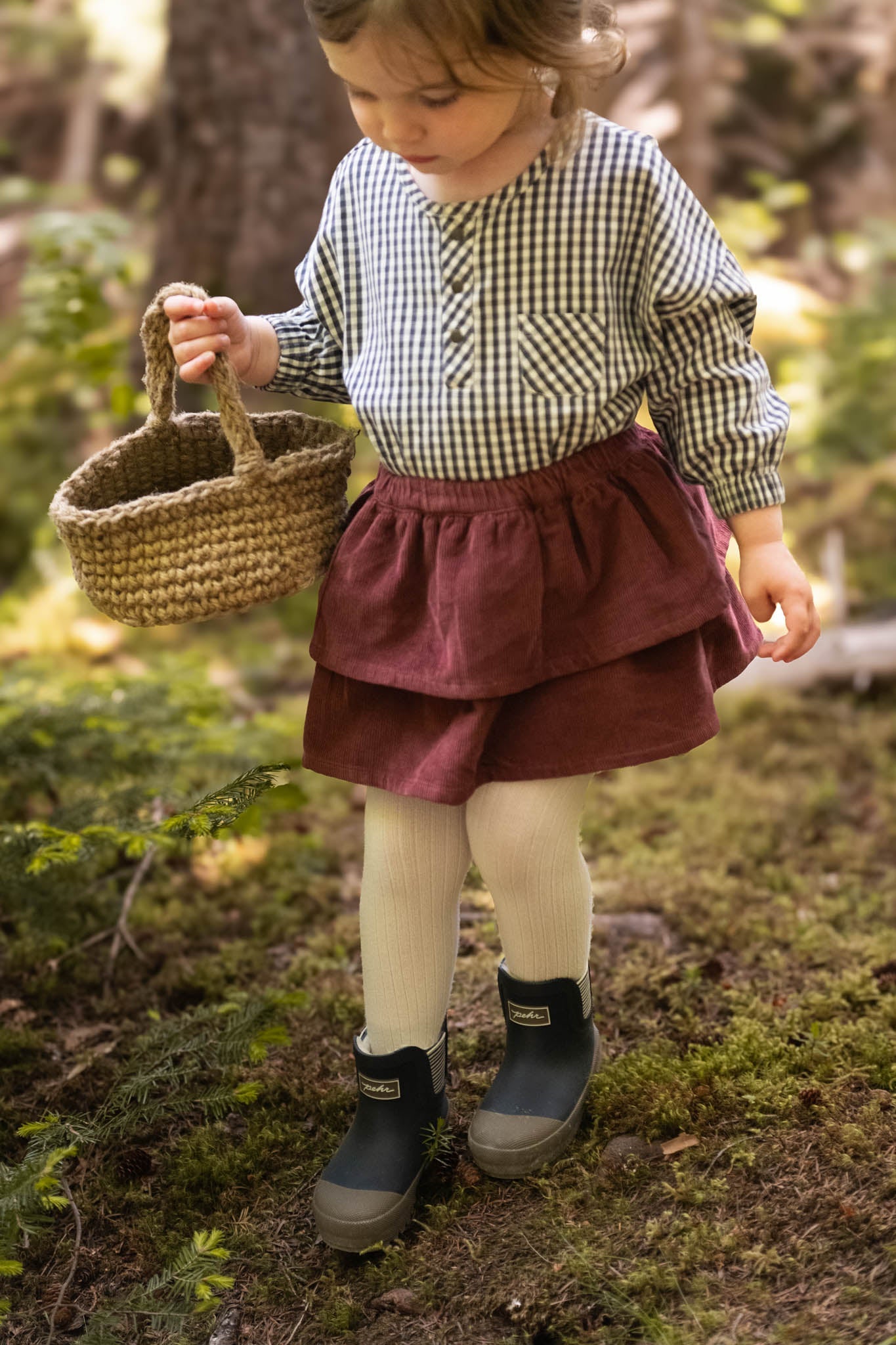 Corduroy Skirt - Mulberry