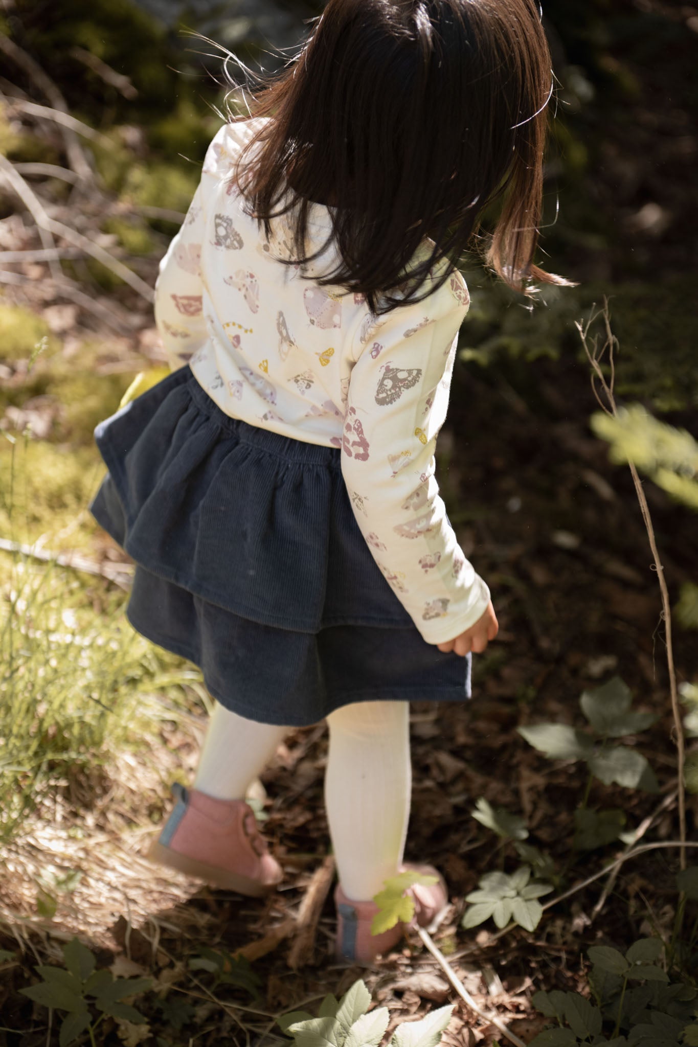 Corduroy Skirt - Ink Blue