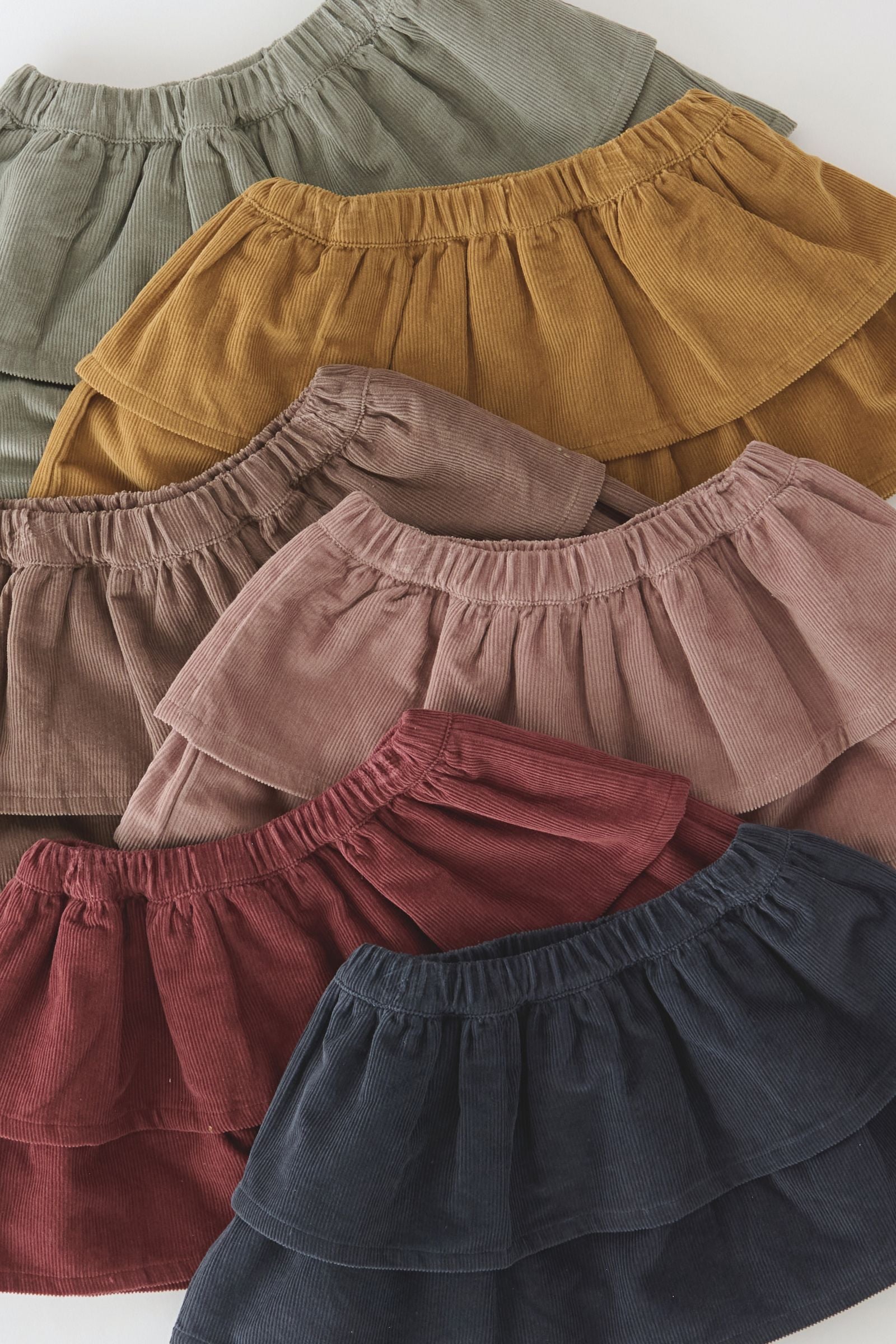 Corduroy Skirt - Ink Blue