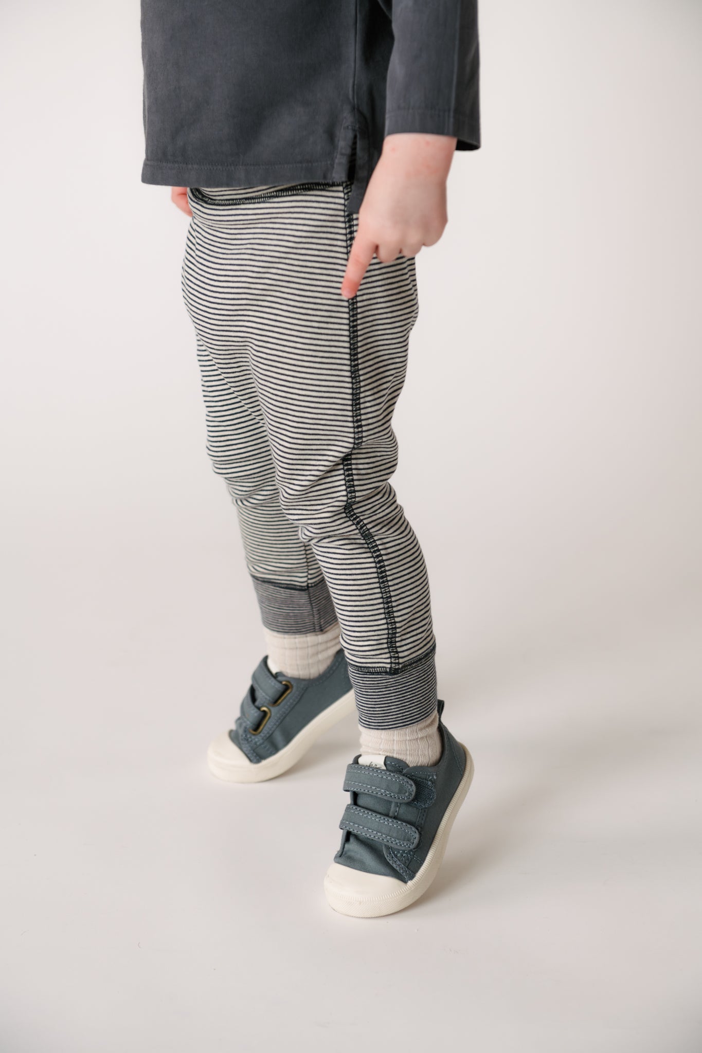 Sailor Stripe Harem Pant - Ink