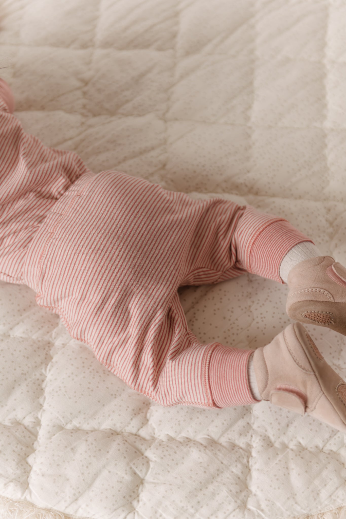 Sailor Stripe Harem Pant - Tea Rose