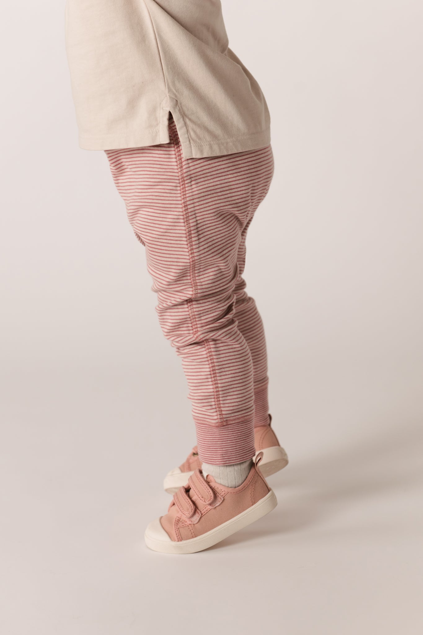 Sailor Stripe Harem Pant - Tea Rose