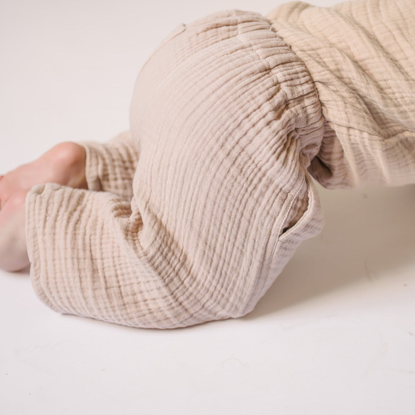 muslin pant fawn