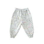 Park Splash Pant - Crawling Critters Blue