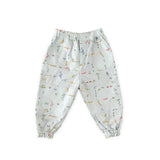 Park Splash Pant - Crawling Critters Blue