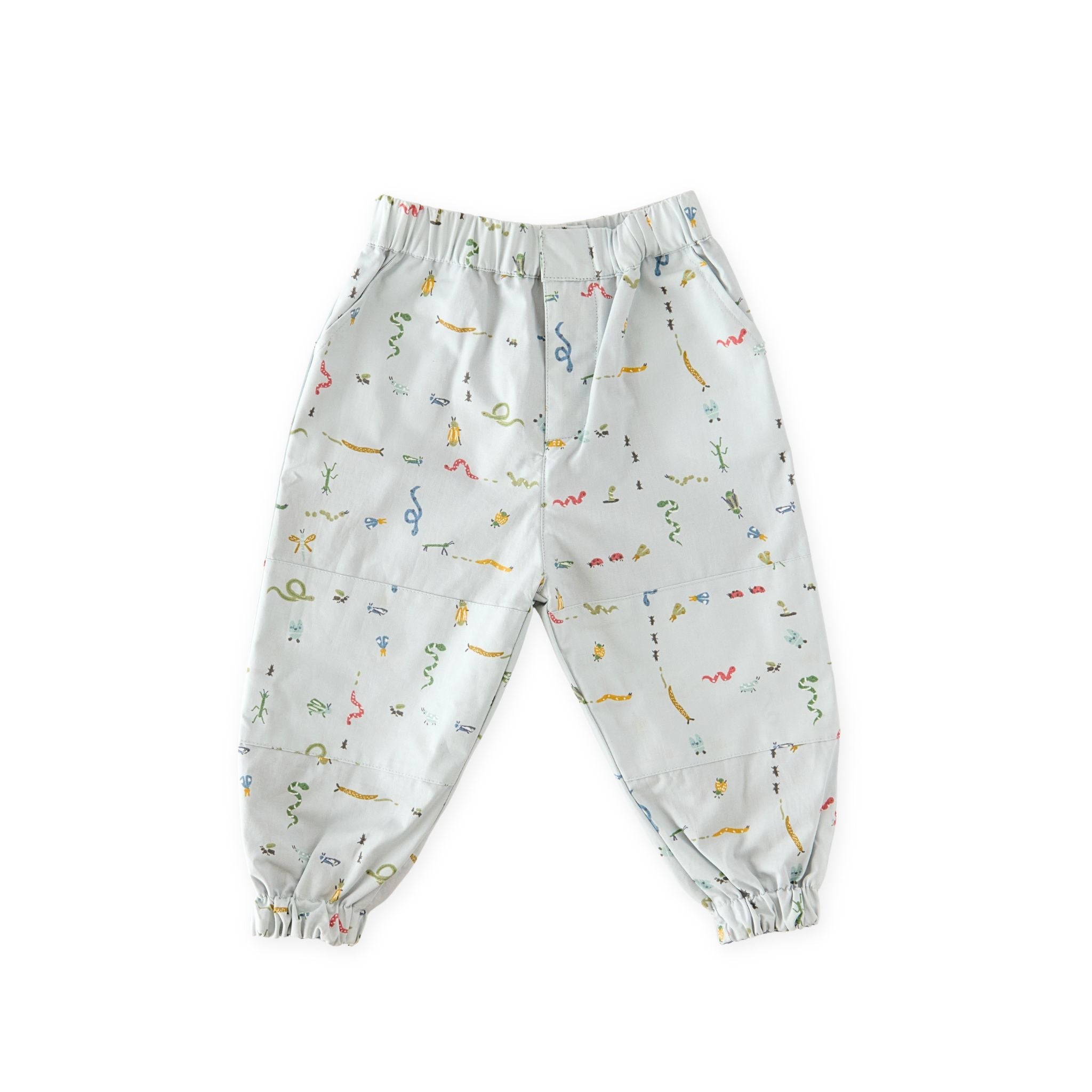 Park Splash Pant - Crawling Critters Blue