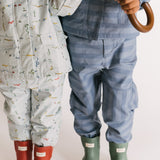 Park Splash Pant - Crawling Critters Blue