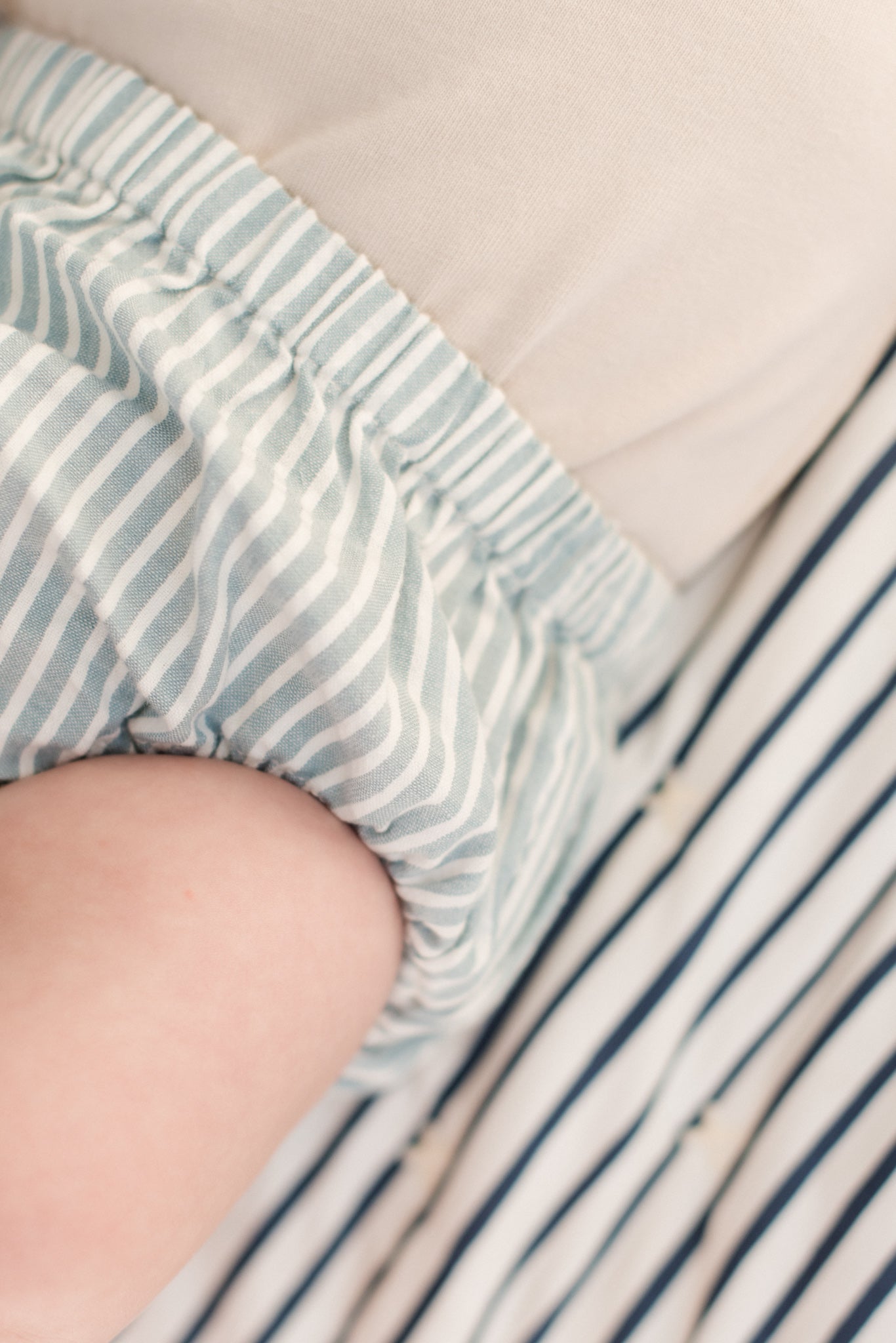 Seersucker Bloomer - Marine Blue