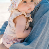 Seersucker Bloomer - Anchor Red