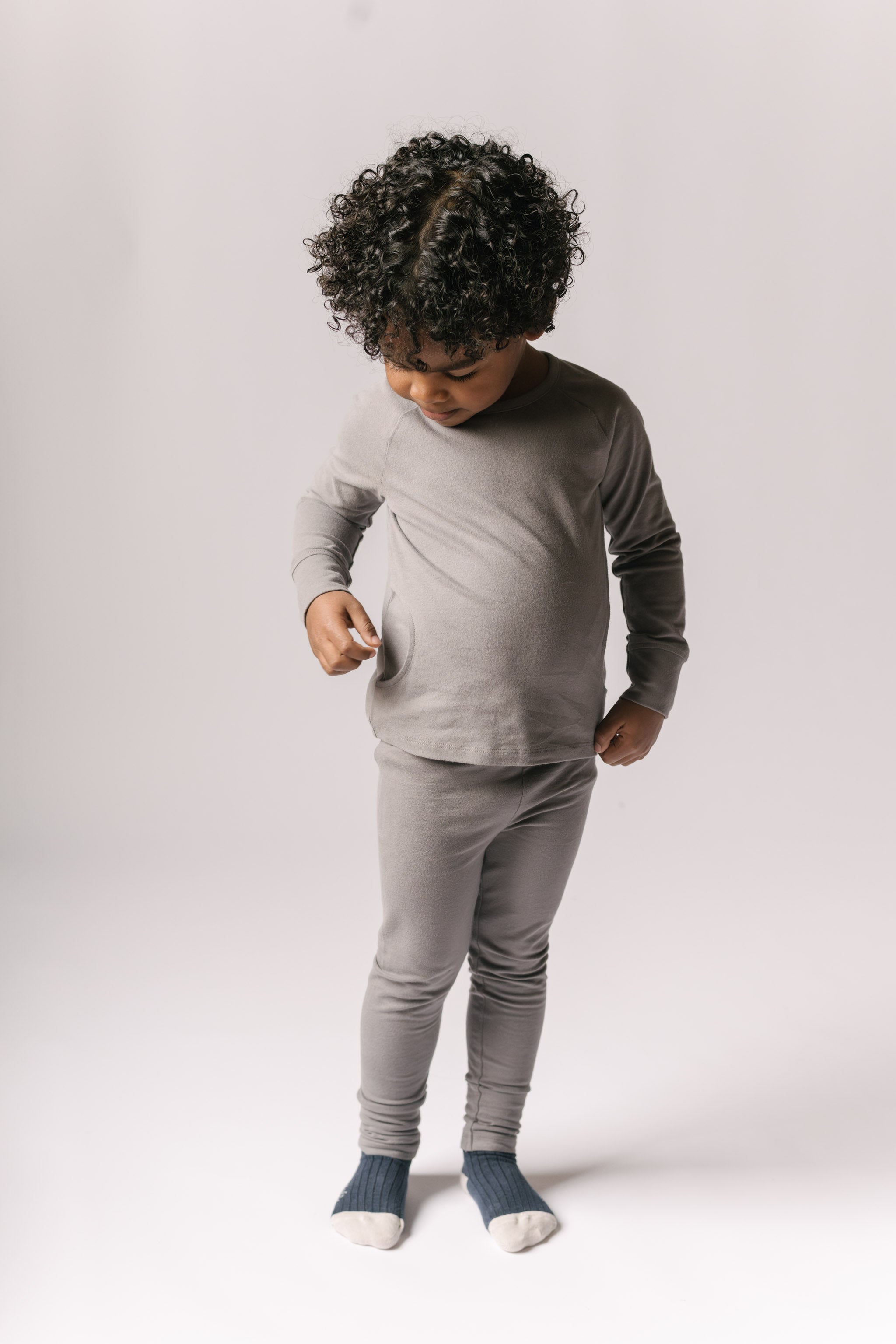 Essentials Top - Charcoal