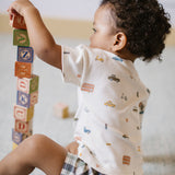 Dropped Shoulder Short Sleeve T-Shirt - Rush Hour