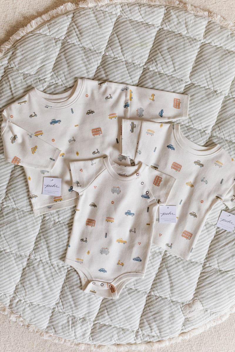 Dropped Shoulder Short Sleeve T-Shirt - Rush Hour