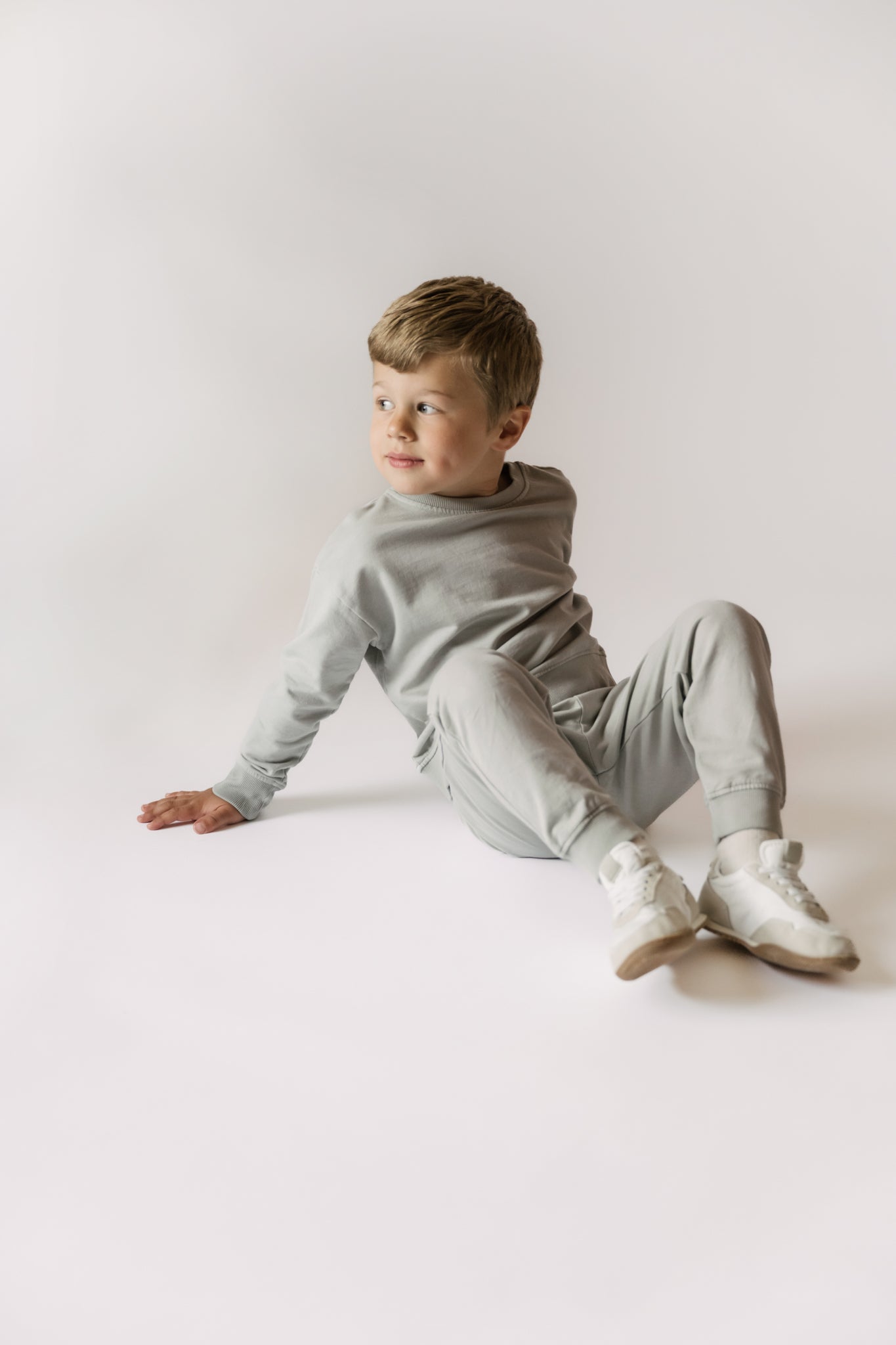 French Terry Sweatshirt - Soft Sea