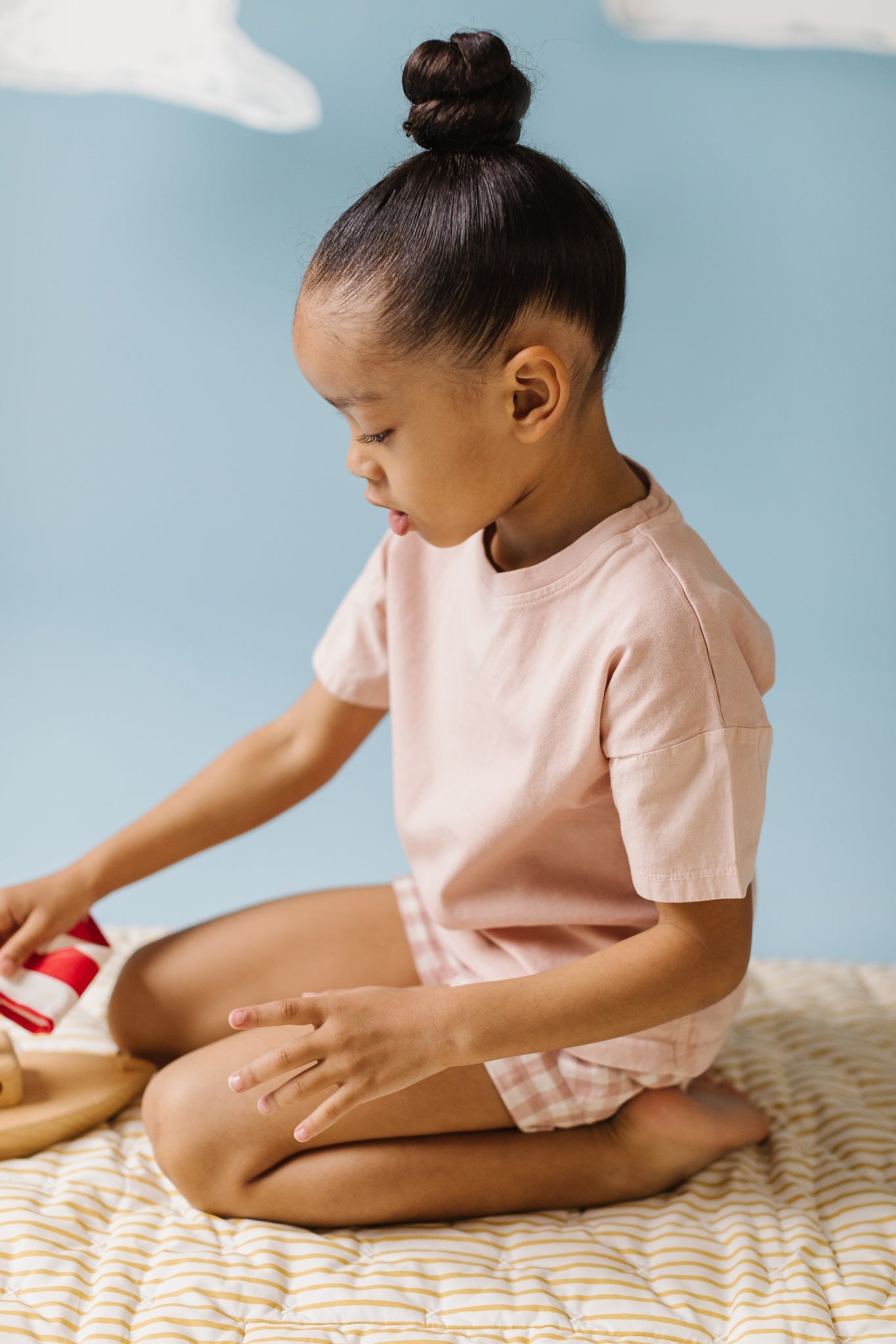 Garment Dye T-Shirt - Soft Peony