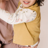 French Terry Patch Pocket Vest - Dijon