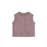pehr- French Terry Patch Pocket Vest- Plum-1