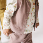 pehr- French Terry Patch Pocket Vest- Plum-4