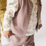 pehr- French Terry Patch Pocket Vest- Plum-4