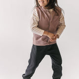 pehr- French Terry Patch Pocket Vest- Plum-5