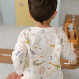 Dropped Shoulder Long Sleeve Top - Into The Wild