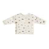 Dropped Shoulder Long Sleeve Top - Rush Hour