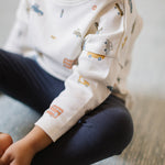 Dropped Shoulder Long Sleeve Top - Rush Hour