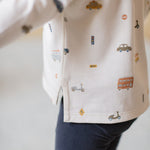 Dropped Shoulder Long Sleeve Top - Rush Hour