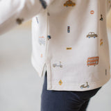 Dropped Shoulder Long Sleeve Top - Rush Hour