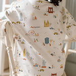 Dropped Shoulder Long Sleeve Top - Explore New York