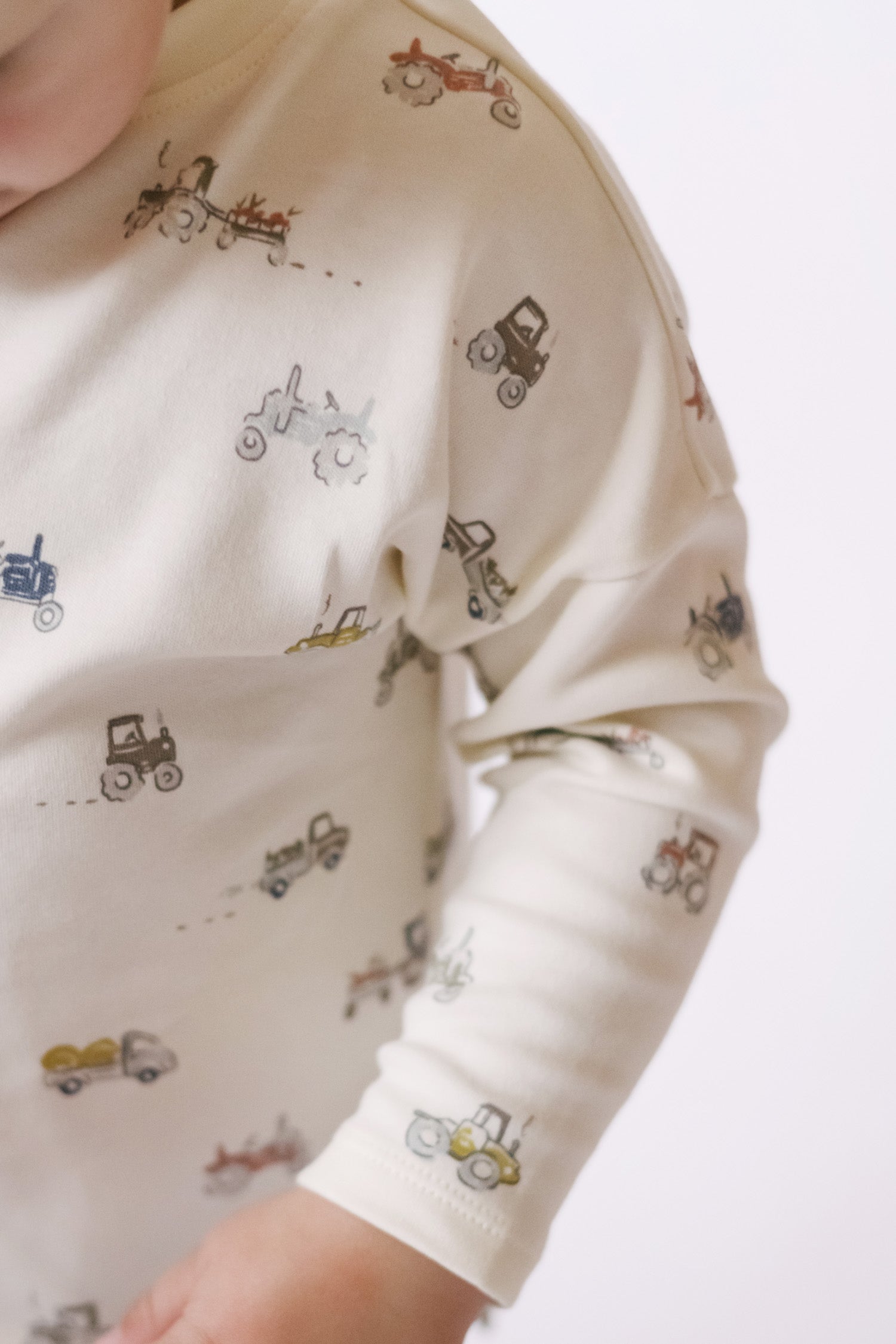 Dropped Shoulder Long Sleeve Top - Field Work