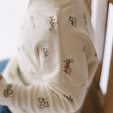 Dropped Shoulder Long Sleeve Top - Field Work