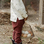 Dropped Shoulder Long Sleeve Top - Field Work