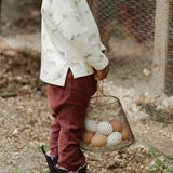 Dropped Shoulder Long Sleeve Top - Field Work