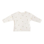 Dropped Shoulder Long Sleeve Top - Sweet Pea