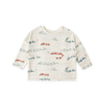 Dropped Shoulder Long Sleeve Top - Locomotive