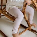 Dropped Shoulder Long Sleeve Top - Flower Patch